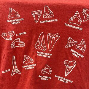 Boy - XS - Crewcuts Long Sleeve Red Dino Teeth Tee
